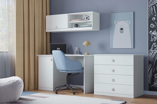 Стенка детская Скарабей-8 Белый - фото 1