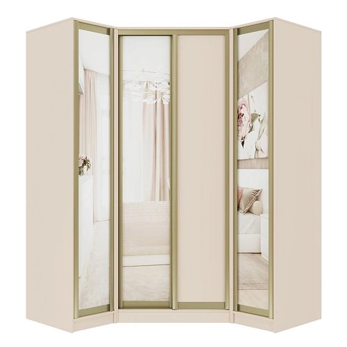 Шкаф угловой Ромео-10 Сатин - фото 2