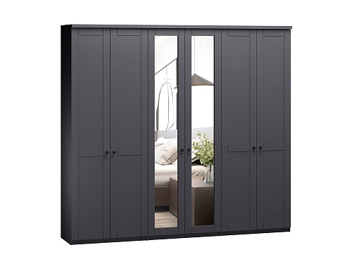 Шкаф распашной София РАХ-4 МДФ Графит - фото 2