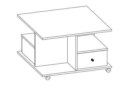 Журнальный стол Фортуна-2 СЖ.024.720-01 - фото 2