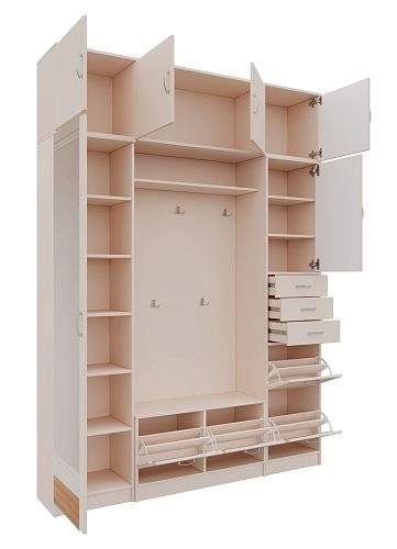 Прихожая Ольга-8 с антресолями Кашемир - фото 2