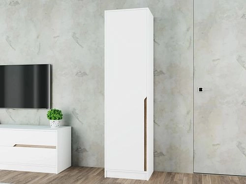 Шкаф распашной Бонди-1 Белый - фото 1