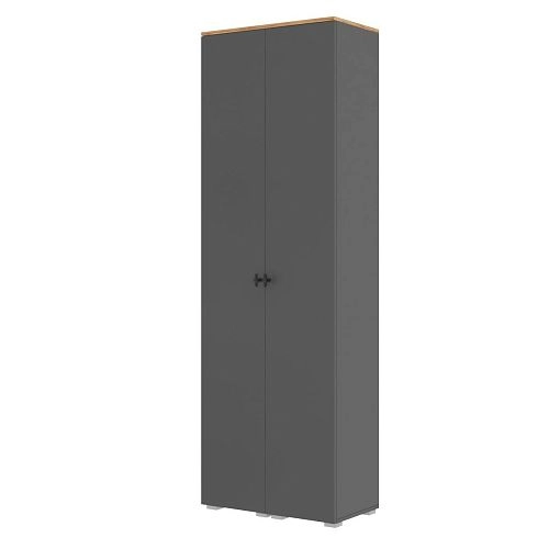 Шкаф распашной Квели 2 Графит - фото 3