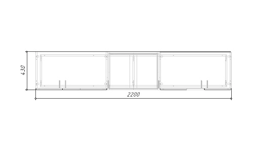 Комод Вега-220 МДФ - фото 5