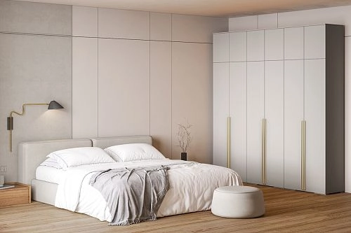 Шкаф распашной Эдинбург-6 с антресолью Кашемир - фото 1