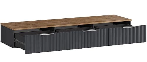 ТВ тумба Салерно 3 Графит - фото 3