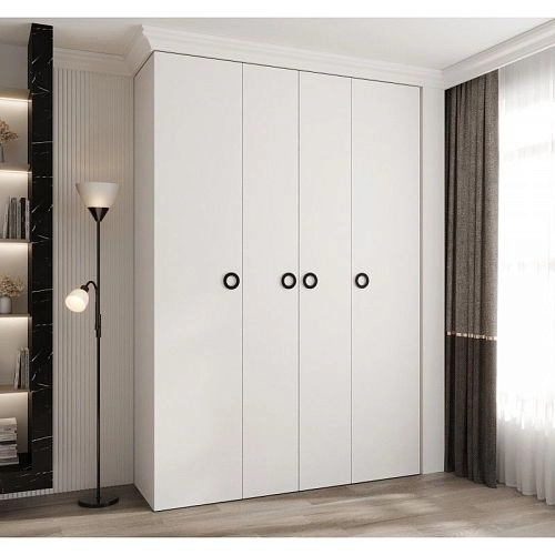 Шкаф распашной Хилтон-2.4 Белый - фото 1