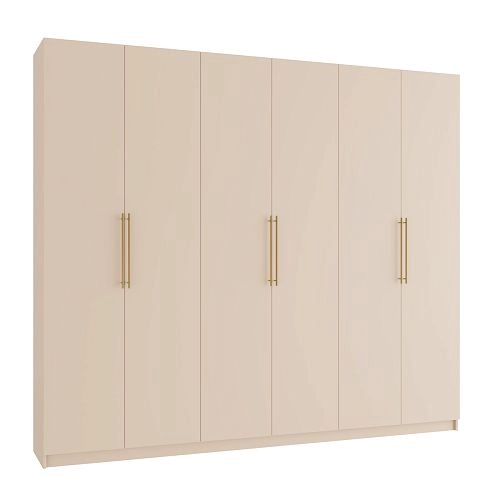 Шкаф распашной Калифорния-6 Сатин - фото 5