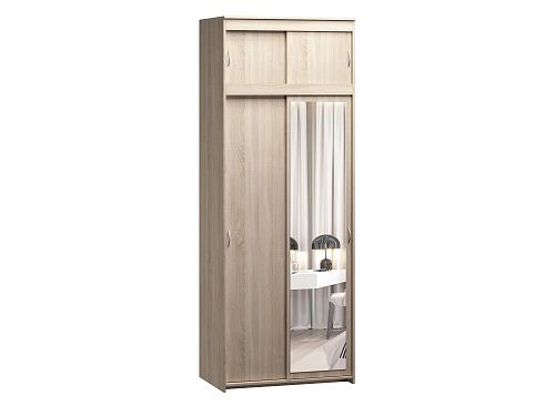 Шкаф-купе Миллениум-2 с антресолью Дуб Сонома - фото 3