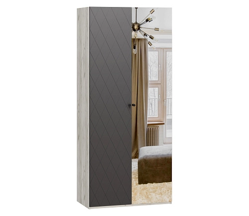 Шкаф распашной Колорадо-2 с зеркалом МДФ - фото 2