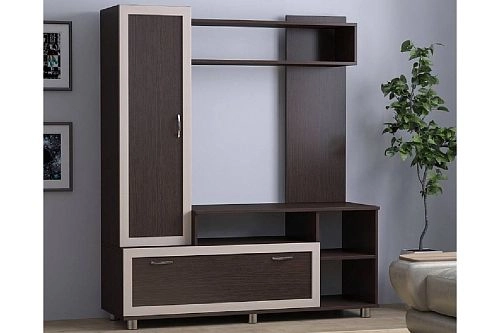 ТВ тумба Мебелинк 900-01 рамка МДФ - фото 1