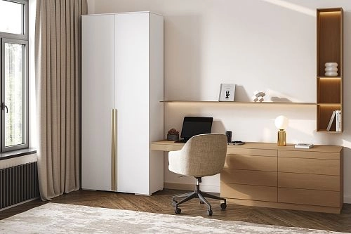 Шкаф распашной Эдинбург-2 Белый - фото 1