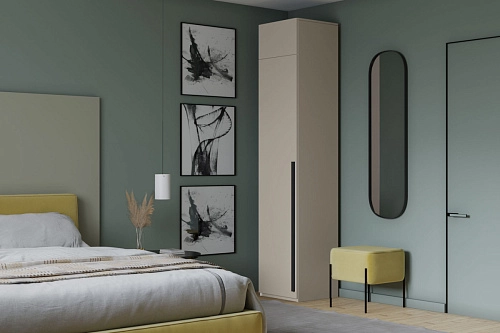 Шкаф распашной Лорена Пакс-1 с антресолью Кашемир - фото 1