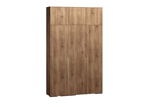 Шкаф распашной Эдинбург-3 с антресолью Дуб Кастелло коньячный - фото 3