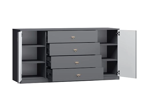 Комод Стрекоза-3 Графит - фото 5
