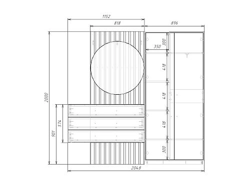 Прихожая Неаполь-7 Кашемир - фото 5
