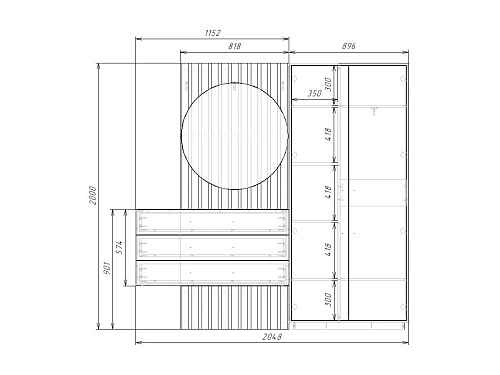 Прихожая Неаполь-7 - фото 4