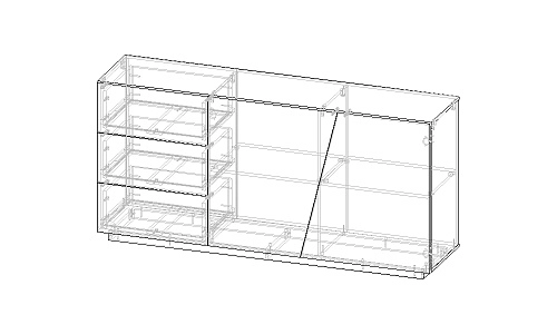 Комод Вега-180 МДФ - фото 2