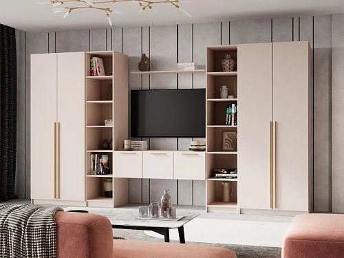 Стенка Лорена Пакс ТВ-стенка 16 Кашемир - фото 1