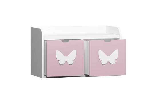 Стеллаж KIDS 9 Розовый Лайт - фото 3