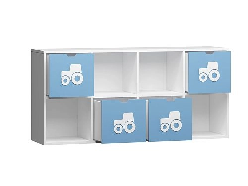 Стеллаж KIDS 3 Пастельно-Синий - фото 3