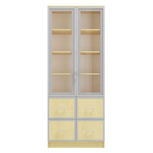 Книжный шкаф Альма-10 Клён - фото 4