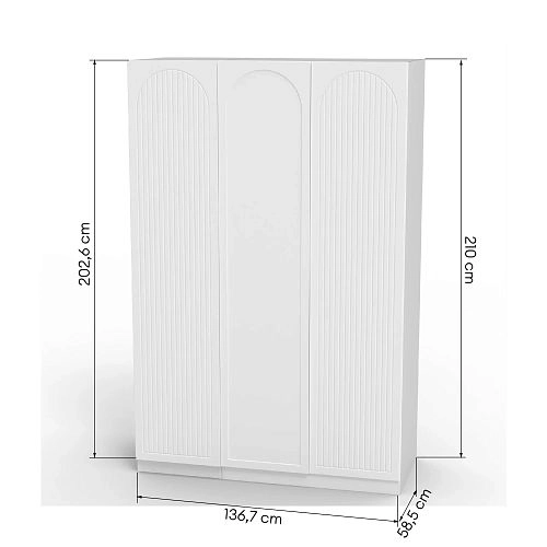 Шкаф распашной Нероли Пуш 3.3.1 - фото 4