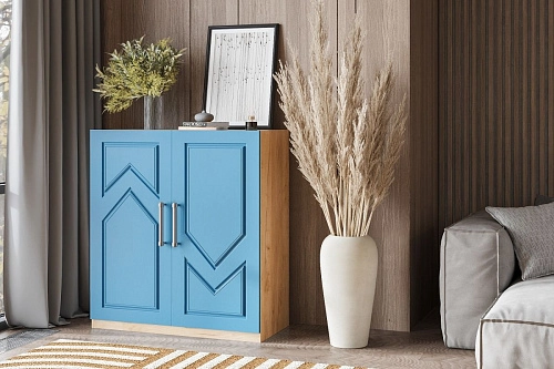 Комод Эверест-2 МДФ Аквамарин - фото 1
