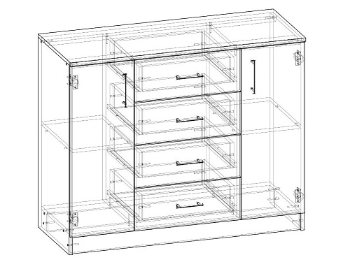 Комод Престиж-8 МДФ - фото 2