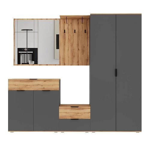 Прихожая Санти 1 Графит - фото 4