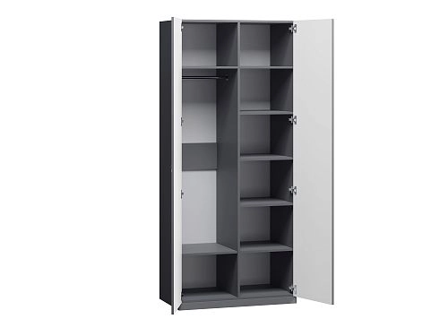Шкаф распашной Стрекоза-2 Графит - фото 5