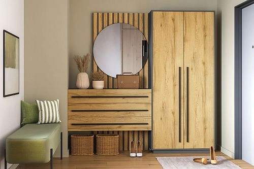 Прихожая Неаполь-7 Графит - фото 1