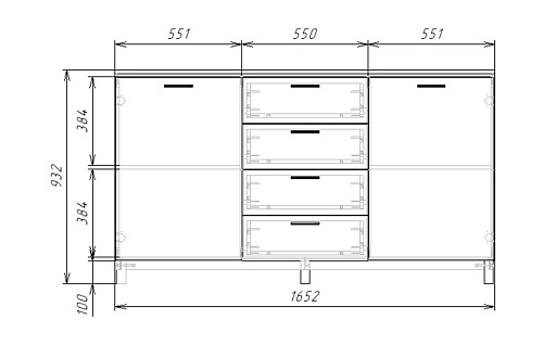 Комод Техас-4 МДФ - фото 4