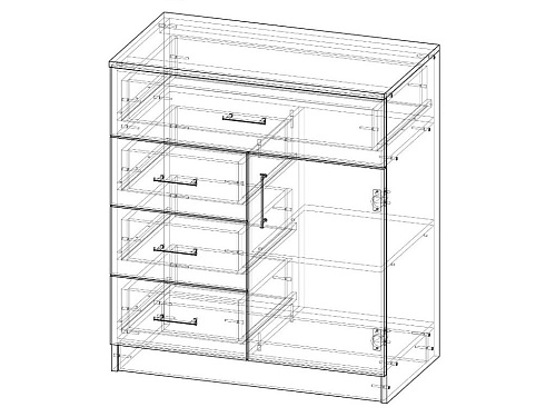 Комод Престиж-5 МДФ - фото 2