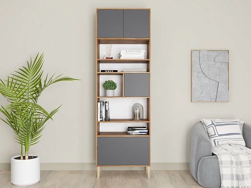 Стеллаж Скарлет-7 Графит - фото 1