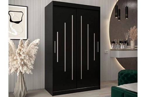 Шкаф-купе Валмиера-2 NEW Черный - фото 1