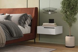 прикроватная подвесная Лорена Пакс-2 Белый