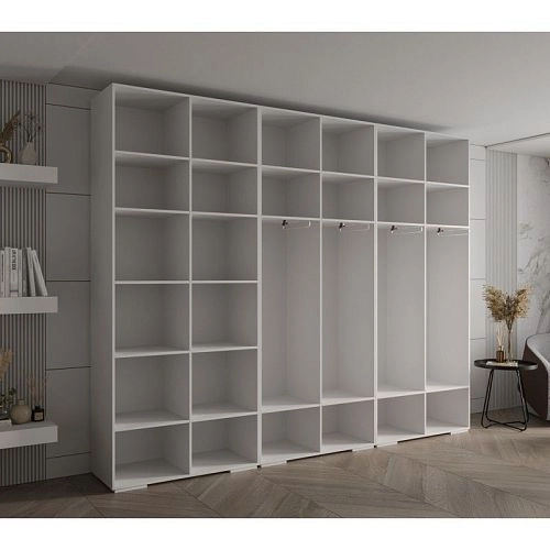 Шкаф распашной Нейс-3 Белый - фото 3