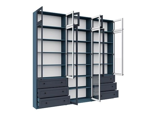 Шкаф для книг Билли Стольмин 54 Деним супер софт - фото 2