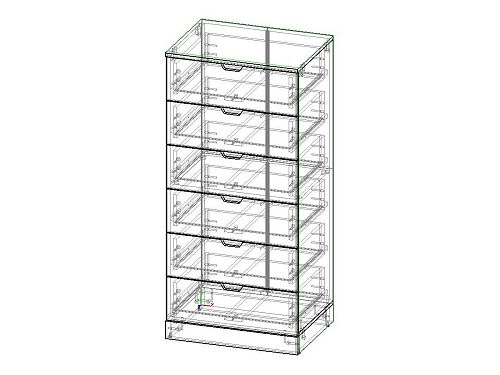 Комод Генри-19 МДФ Белый - фото 3