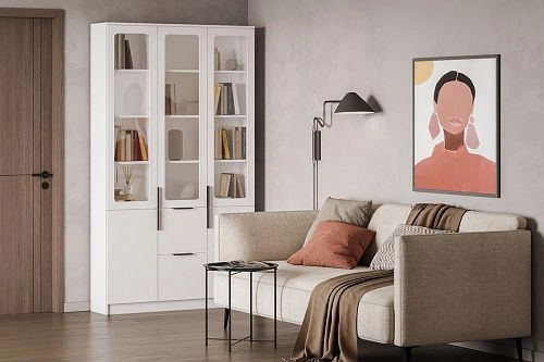 Шкаф для книг Модена 3.4 - фото 1