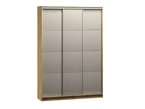 Шкаф-купе Борнео-3.2 Дуб Золотистый/Слоновая Кость - фото 2