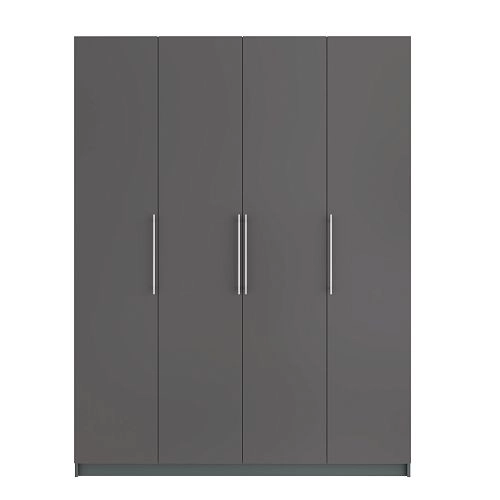 Шкаф распашной Калифорния-4 Графит - фото 4