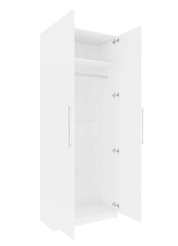 Шкаф распашной Калифорния-2 Белый - фото 3