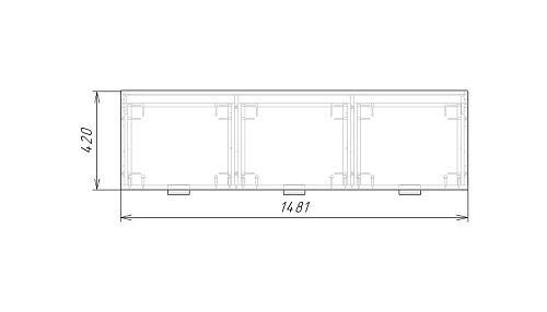 ТВ тумба Салерно NEW 3 Черный - фото 5