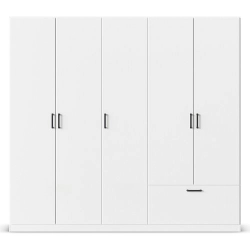 Шкаф распашной Бари-5 Белый - фото 3