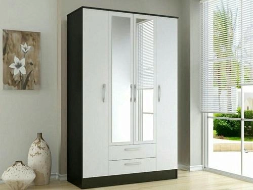 Шкаф распашной Престиж 4.2 с зеркалами - фото 1