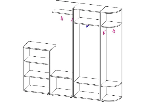 Прихожая Мебелинк 400-03 - фото 2