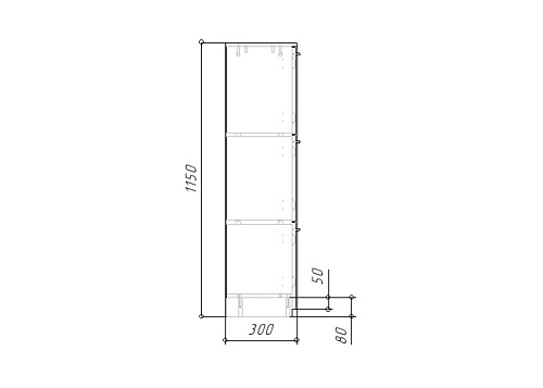Обувница Лорена Пакс-3 Графит - фото 6