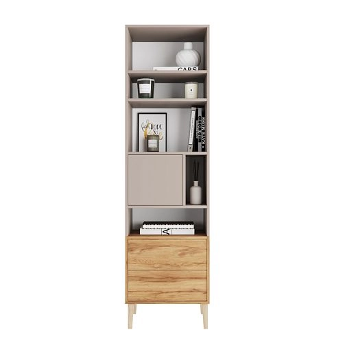 Стеллаж Скарлет-2 Дуб Золотистый - фото 3